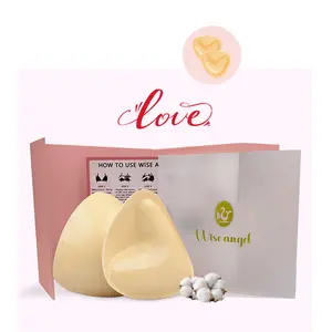 Push Up-Sticky Bra-Invisible Lift-Patented Sticky Fashion Bra Inserts Prevents Nipple Slips No Sewing Required Low Cut Tops Womenswear-Push Bra