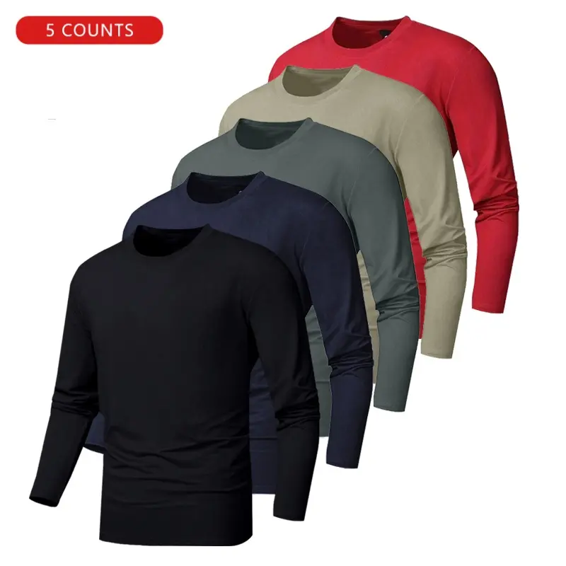 Black + Navy Blue + Dark Gray + Khaki + Red