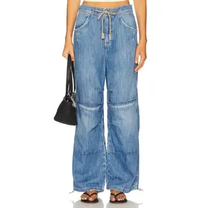Free People x We The Free Logan Cinched Cargo Jean In Harper