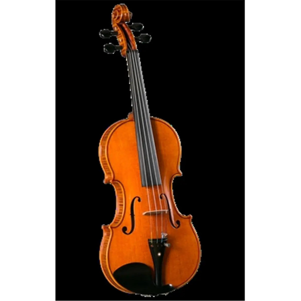 Saga Cremona Premier Artist 4-4 Violin Outfit - Choice Solid Spruce Top, Solid Maple Body, Premium Ebony Fingerboard, Fiberglass Deluxe Bow, Lightweight Composite Tailpiece, Purfling, Plush Lined with Matching Blanket, Specified Number of Back Pcs
