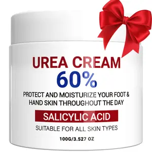 60% Urea Cream, Hand Cream For Dry Cracked Hands, Urea Cream For Feet, Foot care product, Exfoliate, With Salicylic Acid, Long-Lasting Moisturizing, Unisex, Suitable For All Skin Types, Christmas, Thanksgiving, Valentine'S Day Gifts-100g