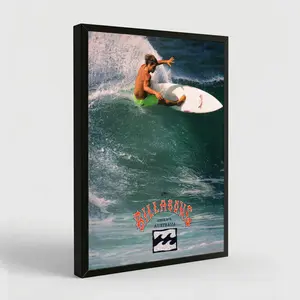 Haokelai 1990 BILLABONG Surfing Canvas Art Poster Eco-Friendly Fade-Resistant Waterproof Wall Decor for Living Room & Bedroom