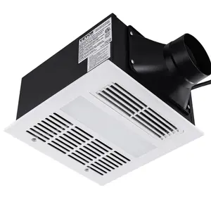 【Summervibes】VEVOR Bathroom Exhaust Fan,  1500W Heating, 110 CFM High-Efficiency Ventilation, 1.5sones Low Noise Operation, Energy-Saving Bathroom Ceiling Fan, No Need For Attic Access, For Various Ceilings
