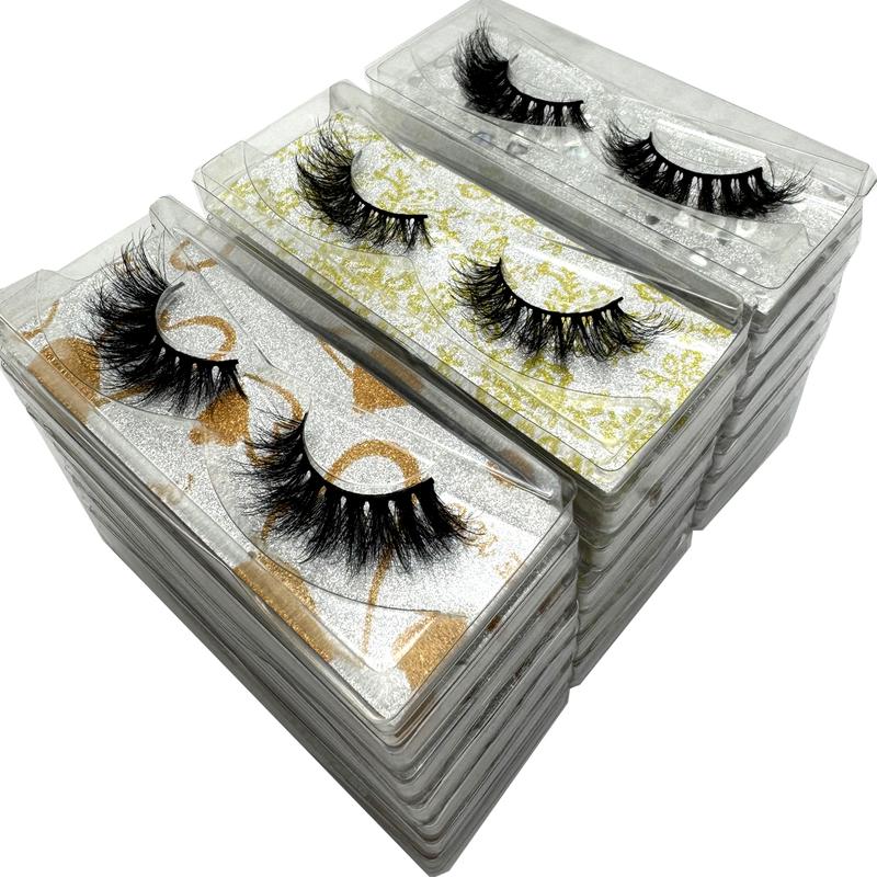 New Eyelash Wholesale 21 Pairs Mixed 3 Styles Faux 3D Mink Lashes Makeup Fluffy Thick False Eyelashes In Bulk Cilios Natural Lashes