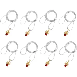 1/4" Air Compressor Drain Valve with 60" (5FT),  Air  Drain valve Plug for Semi , Replace for Haldex 12105-8PCS