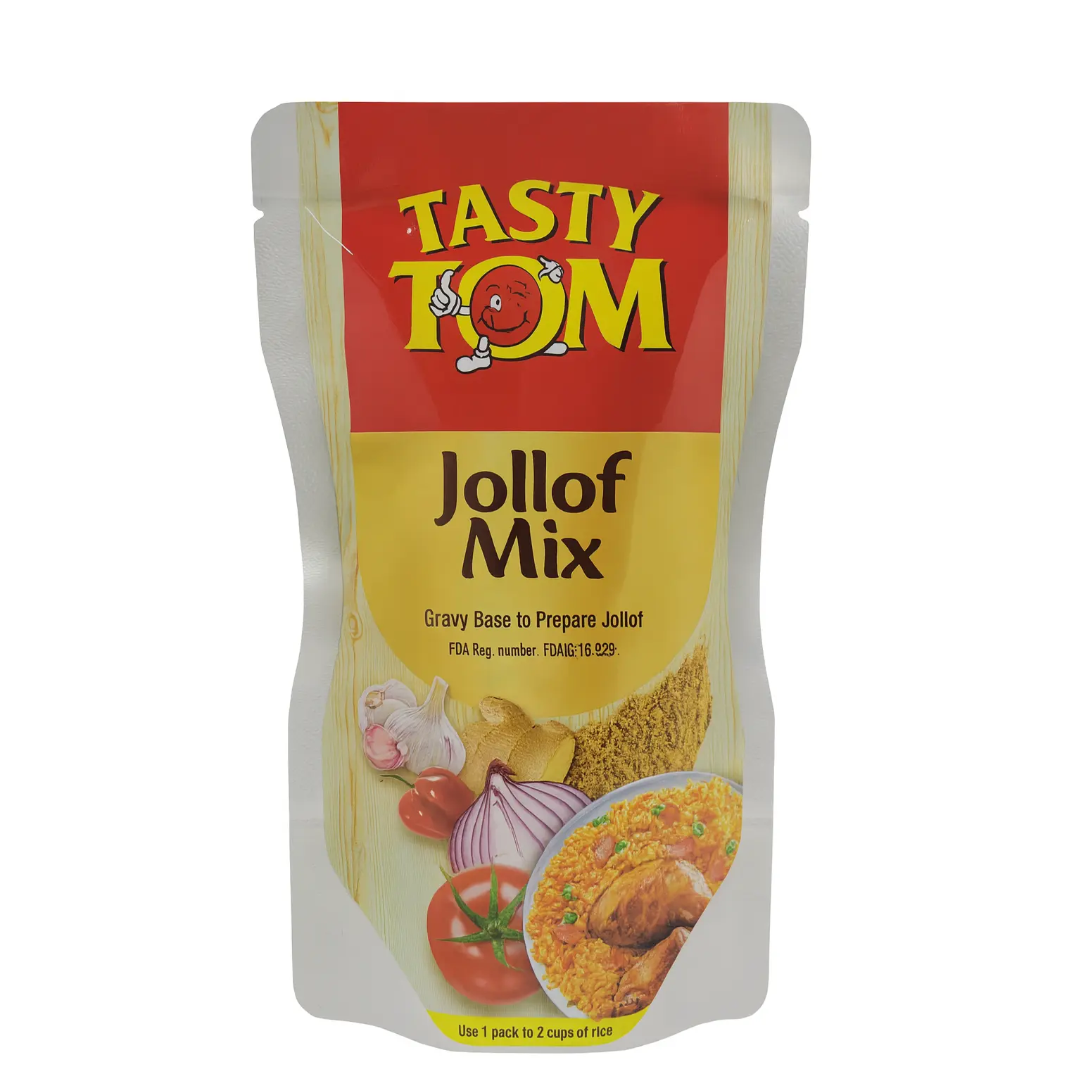 Tasty Tom Jollof Mix, 7.5oz/210g (Ceebu Jën Spice Mix)