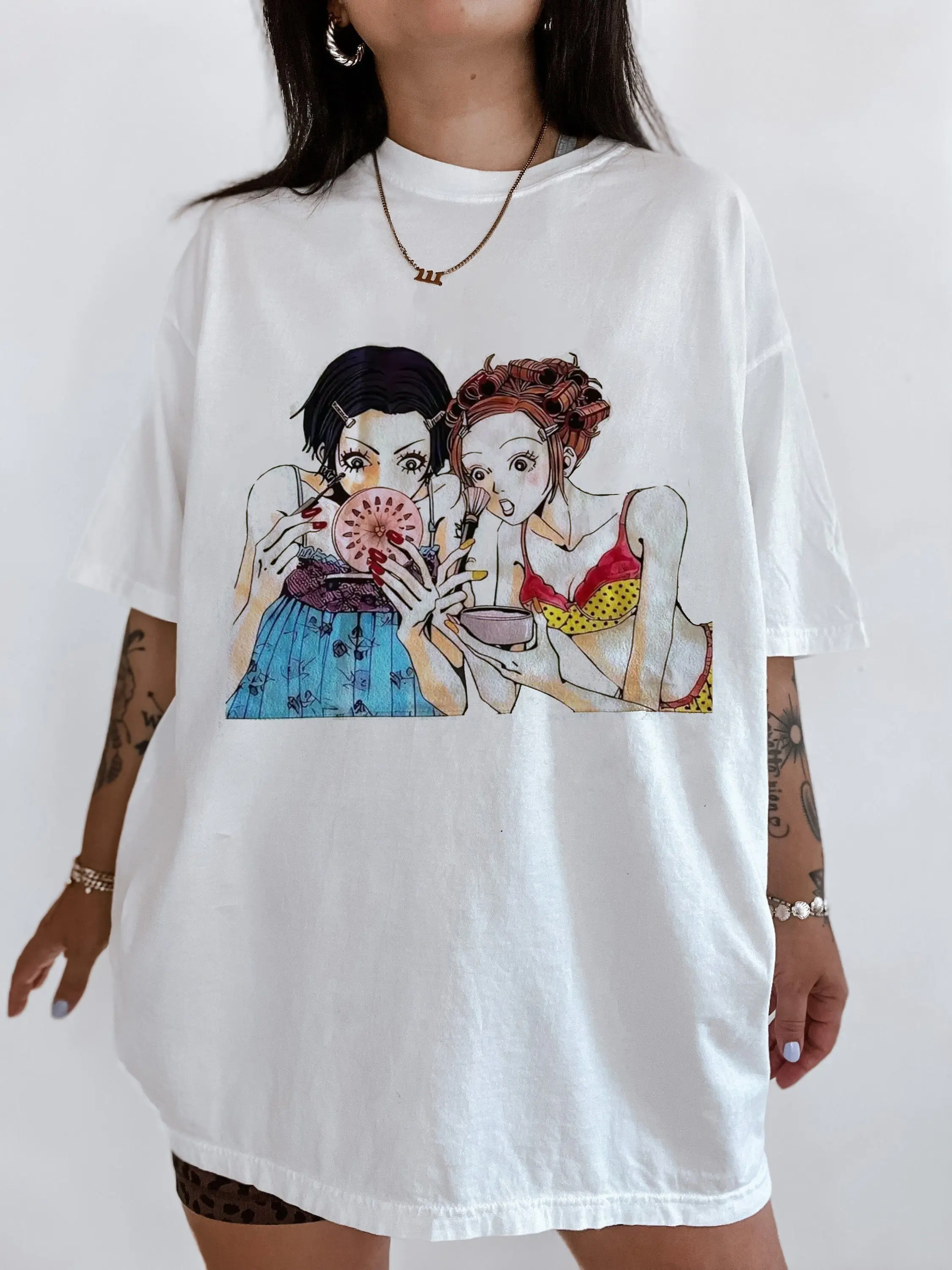 Nana Hachi Anime Art Print T-Shirt - TikTok Shop