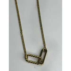 Louisa and interlocking rope neck necklace