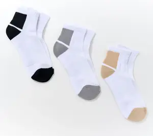 Complliments Set of 3 Ankle Rib Colorblock Socks Complliments Set of 3 Ankle Rib Colorblock Socks