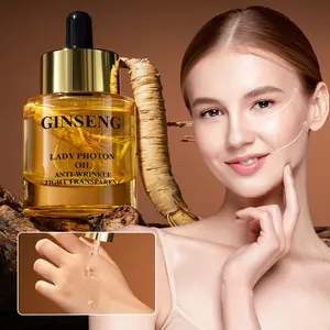 Ginseng Panax Ginseng Root Facial Care Oil, Moisturizing Hydrate Facial Essence Oil for Improving Skin Elasticity, Hydrating Facial Skin Care Products