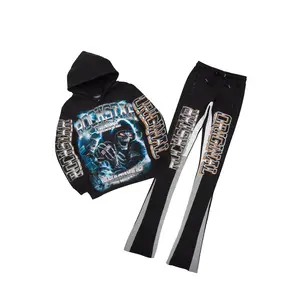 Kross Black/Multi Hoodie/Super Stacked Track Set