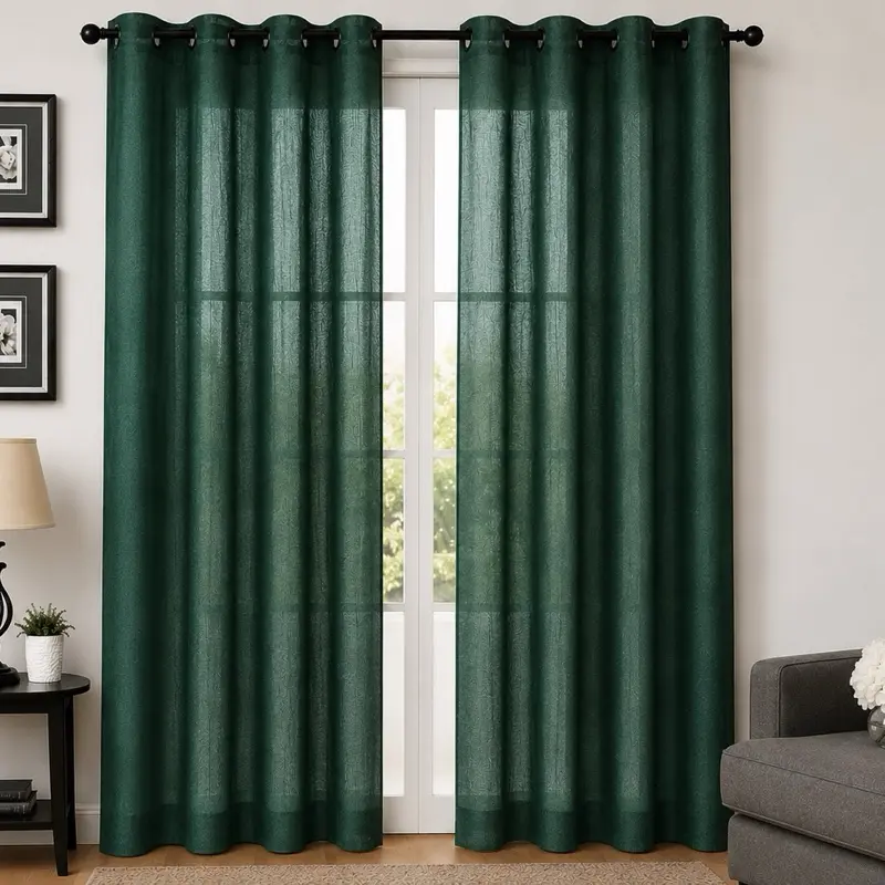 2 Panel Window Curtains for Bedroom & Living Room, Light Blocking Thermal Insulated Drapes, 96 Inch Length
