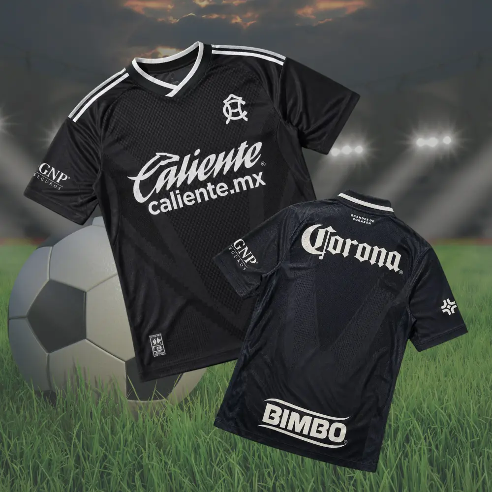 [FULL PRINT LOGO] Black Soccer Jersey 2026/27 for Men, Football Fan Shirt, Short Sleeve Quick-Dry Match Top, Breathable Athletic Sports Tee, Adult Game Day Apparel S-5XL