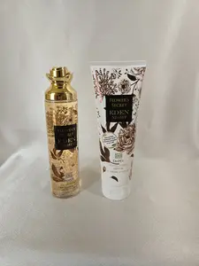 FLOWER'S SECRET SET EDEN NIGHT MOISTURISING LOTION 250 ML. FRAGRANCE MIST 250 ML. Spray your body after shower or bath or throughout the day. Knowing that it will leave your skin soft, smooth, and beautifully fragrant.