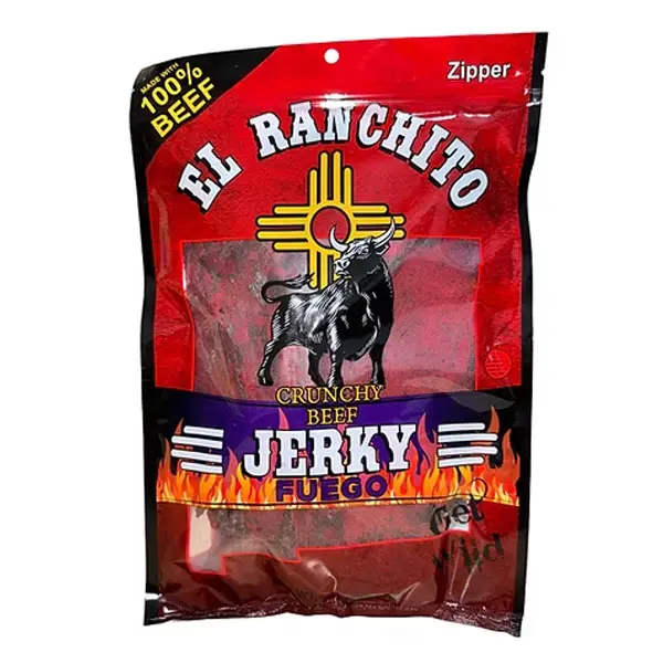 Fuego El Ranchito Crunchy Beef Jerky Net Wt. 2 oz