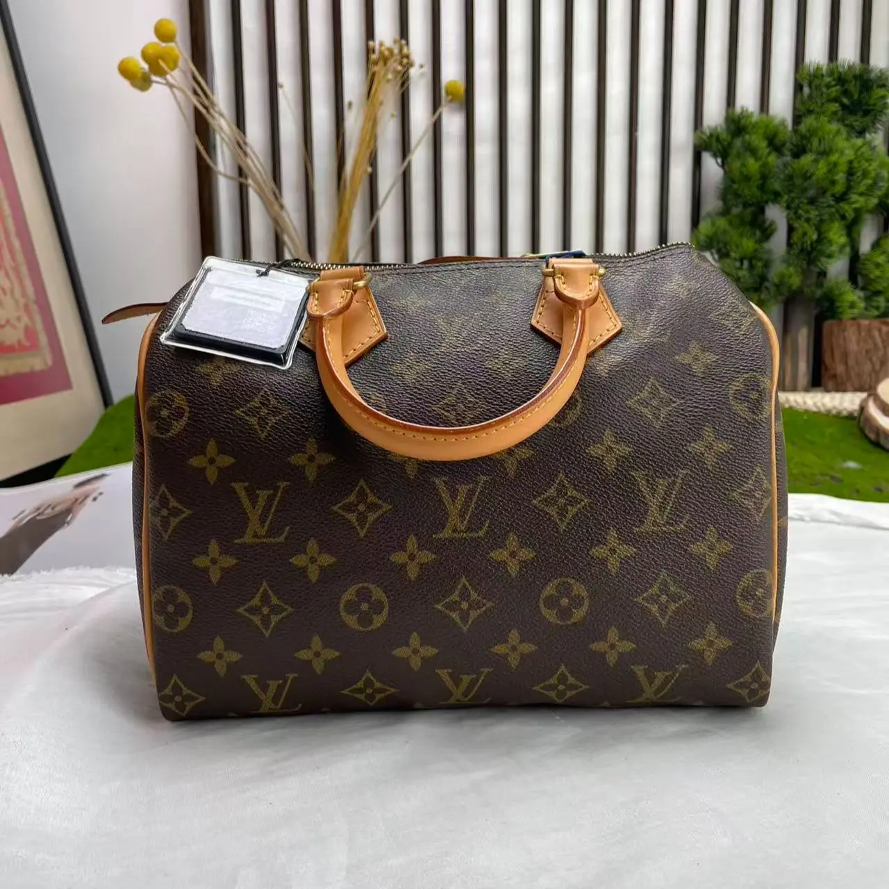 Pre-owned Louis Vuitton Speedy 25 Monogram Handbag Vintage LV Boston Bag