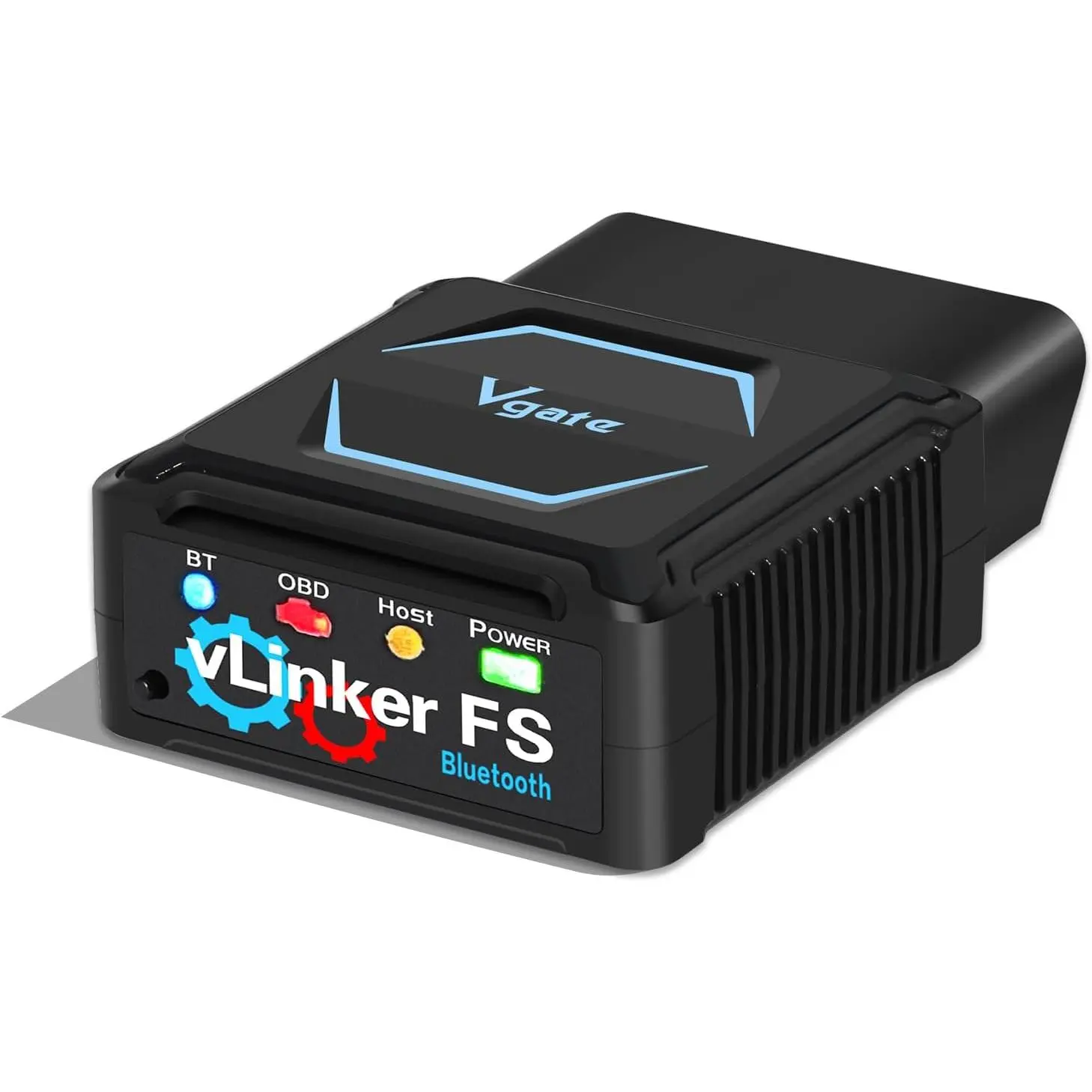 vLinker FS OBD2 Diagnostic Scan Tool - OBDII Code Reader for 12V/24V Automotive Systems, 28 mA, Idle Automatic Sleep, 18V FEPS Programming, 3Mbps Baud Rate, MS-CAN Protocol, Pairing Guide, Free Firmware Upgrade (iOS/Android/Windows)