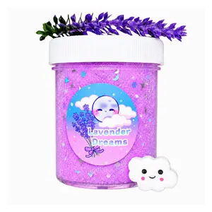 Lavender Dreams Cloud Slime – Fluffy Scented Slime with Charms