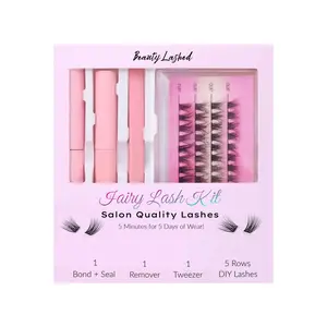 Beauty Lashed Fairy Lash Kit - Customizable Lash Look with Light-Weight Fibers