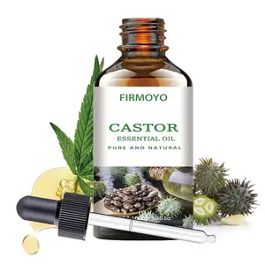 3.38oz/100ml Organic Castor Oil - Pure and Unscented, Cold-Pressed for Hair, Skin, and Nails - Traditionally Used as a Hexane-Free Moisturizer for the Face, for Massage, Skin Care, Unisex