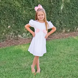 White & Pink Isabella Dress