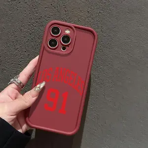 Los Angeles Lakers Number 91 Pattern Phone Case, Anti-drop Cellphone Protective Case, Total Protective Shockproof Mobile Phone Cover for iPhone, Casing
