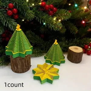 Expanded Sensory Fidget Star, 3D Printed Novelty Gyro, Shape-Transforming Star, Adult Christmas New Year Gift, Multicolor Plastic, Holiday Present