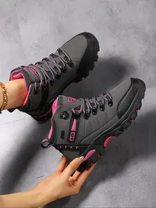 Women's Fashion Lightweight Hiking Shoes, Anti-Slip Breathable Outdoor Footwear, Autumn Winter New Style, Suitable for Daily Wear