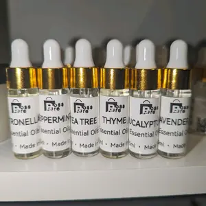 Essential Oils set Citronella •Tea tree • Lavender • Eucalyptus • Thyme • Peppermint | health | scented oil | candles | fragrances | perfume