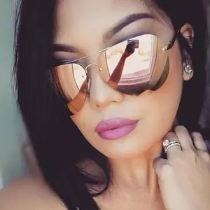 Aviator "DA MUSE" MIRROR PILOT Frames Women Sunglasses @ Shadz GAFAS Rose Gold