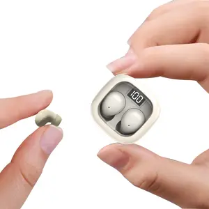 Smallest Invisible Mini Earbuds Wireless, Low Profile Micro Tiny Discreet Hidden Earbuds for Work, Small Headphones, Invisible Sleep Wireless Earphone for Small Ear Canals