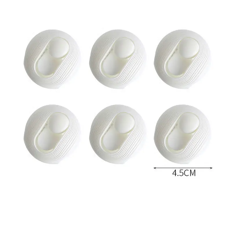 6Pcs Non Slip Gripper Round Shape Quilt Clips Blankets Fastener Bed Cover Duvet Sheet Quilt Plastic Fixer Garment Clips