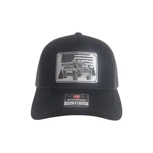 3rd Gen Tacoma Flag Mountain Silver Trucker Hat