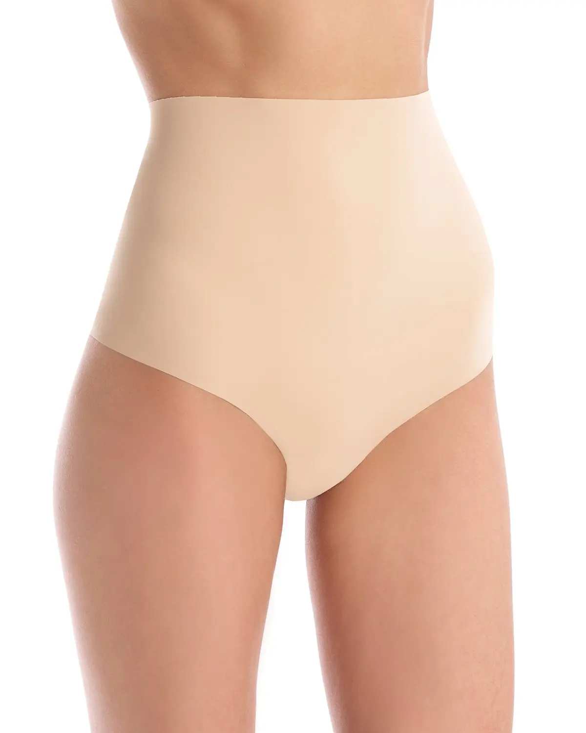 Women's Commando Classic Control Thong Panties, Cotton-Spandex Blend, Compression Fit Underwear