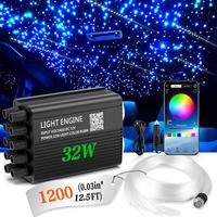 32W 1200pcs*4m (1000 Twinkle & 200 Shooting Stars)