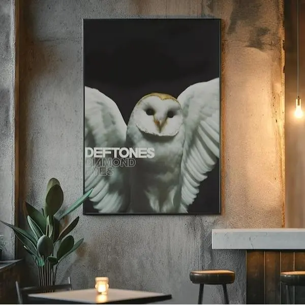 Deftones Diamond Eyes Album Cover Print | Alternative Metal Album Poster | Shoegaze Music Decor | Rock Band Wall Art | Heavy Metal Print