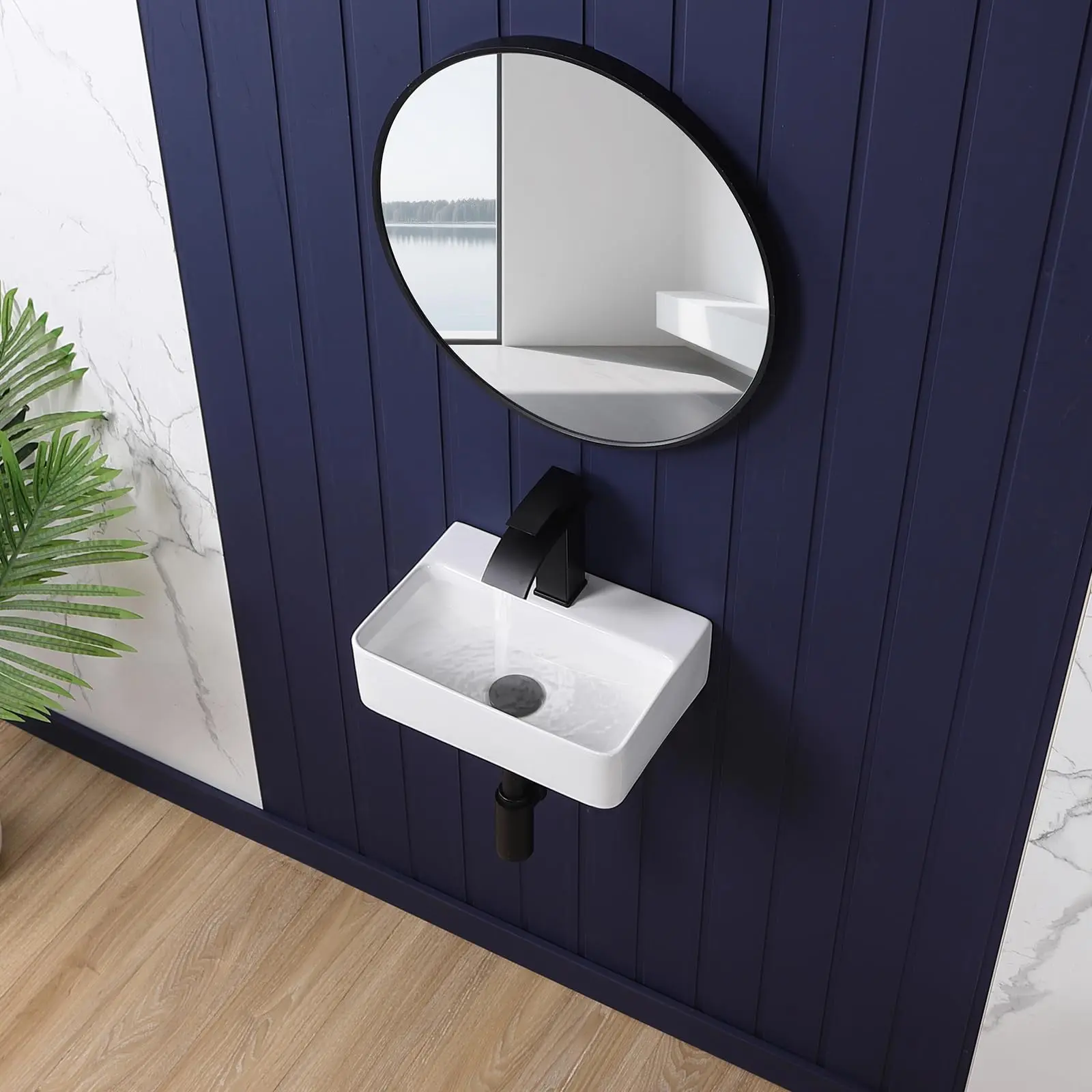 Bathroom corner sinks, wall-mounted countertop sinks, ceramic washbasins, wall-mounted sinks suitable for bathrooms and toilets.