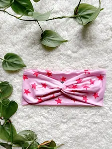 Twistband - Hot Pink Stars