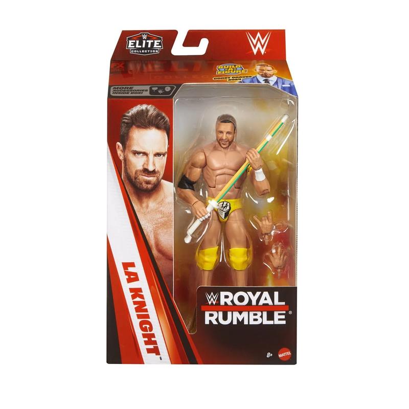 MATTEL WWE Elite Collection Premium Live Event Wave of 5 Action Figures with Iconic Accessories & Additional Building Pieces for Collectors
