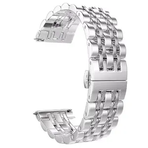 Stainless Steel Watch Band (Band Only), Fashionable Watch Band for Samsung Watch 3 4 5 45mm Gear S3 46mm 42mm Active2 40 44mm, Smart Watch Accessories, Smart Watch Straps