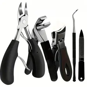 Curved Nail Clippers for Thick Toenails, Easy Trimming Wave Bent Tip Design, Ideal for Daily Grooming & Personal Care, Nail Care Tool