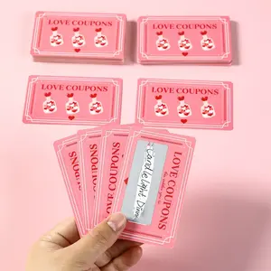 40pcs Fun Couple Scratch-Off Cards, DIY Valentine's Day Love Cards, Romantic Scratch-Off Date Creative Gift for Wife and Husband