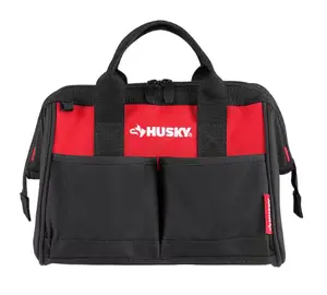 12-in Zippered Tool Organizer Bag with 4 Pockets for Hardware Storage