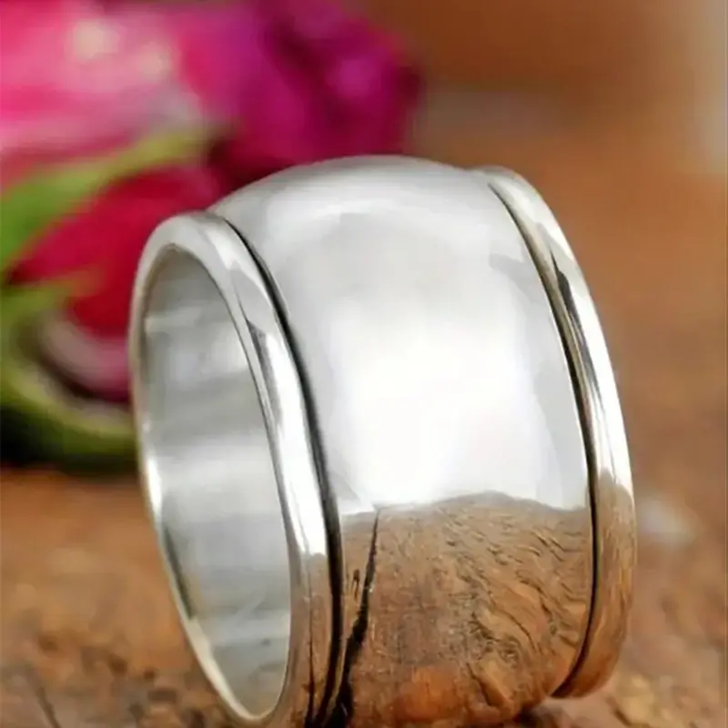 Vintage Simple Ring Fashion Jewelry Accessories for Women, Elegant Fashion Rings, Fashion Jewelry for Party, Daily Clothing Decor, Trendy All-match & Exquisite Jewelry for Birthday Gift
