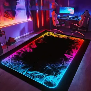 The Atmosphere of The Gaming Room Is Great with Carpets Modern Abstract Area Rugs Chairs Soundproof Mats and An Ideal Gift for Gaming Enthusiasts It Is Suitable for Bedroom and Living Room Decoration