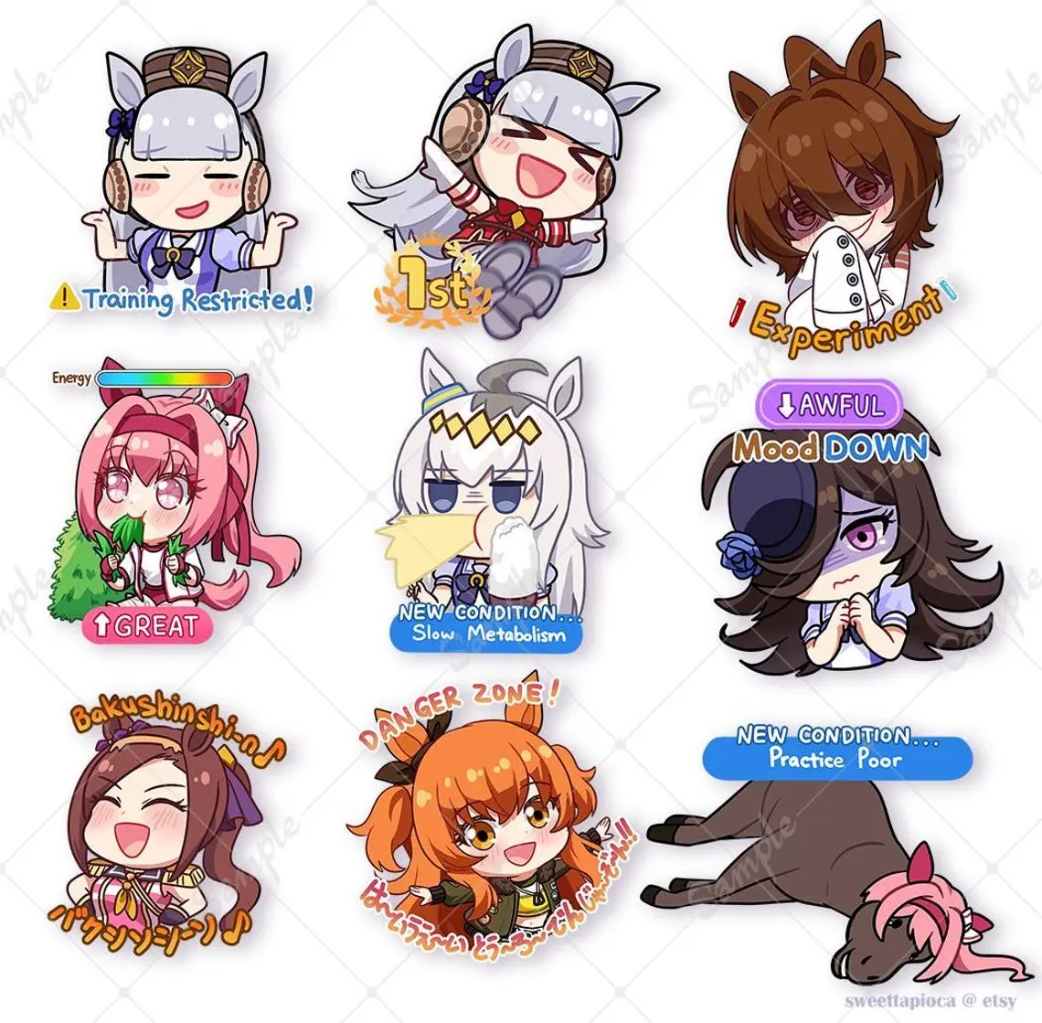 Uma Stickers