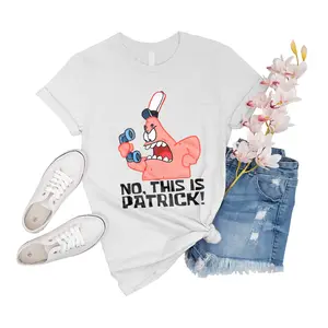 T-Shirt Unisex Spongebob Walking Weirdly This Is Patrick Event Big Family Novelty Shirt Sleeve Friend Gift For Men Short