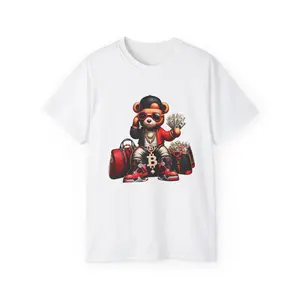 Self Made Bear Graphic T-Shirt – Urban Money Style Tee