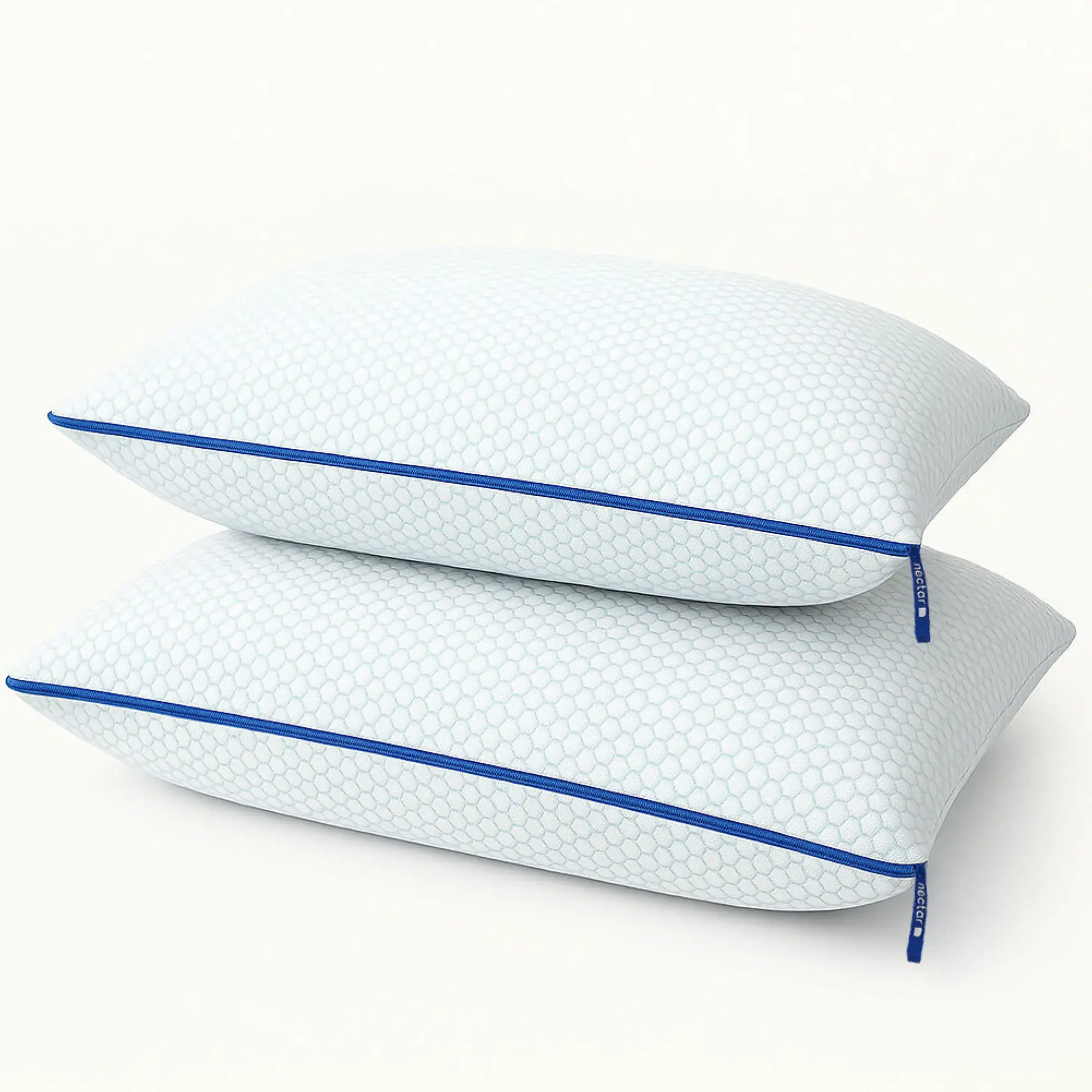 NECTAR Tri-Comfort Adjustable Memory Foam Neck Support Cervical Pillow - 20inW x 28inL x 6inH, Adjustable Support & Firmness, Breathable Cooling Cover, Pressure Relief, Premium Microfibre Down Alternative, Hand Wash Only
