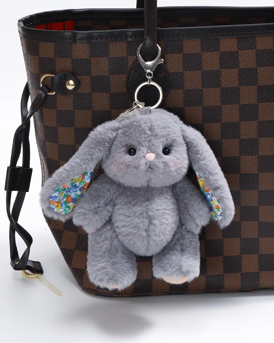 Getahug Rainbow Bloom Mini Bunny Blind Box | 5.9 Inches Plush Bag Charm Keychains Gift